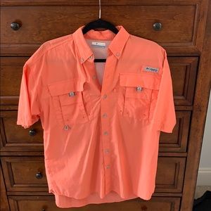 Columbia short-sleeve orange PFG